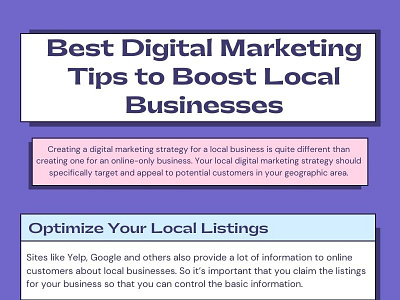 Best Digital Marketing Tips to Boost Local Businesses