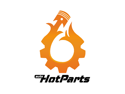 Auto Hot Parts branding design graphic design illustration illustrator logo vector