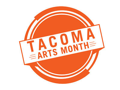 Tacoma Arts Month Logo branding logo typography