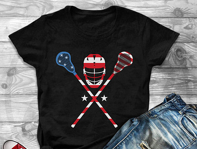 4th Of July American Flag Patriotic Lacrosse t shirt 4th of july american flag patriotic