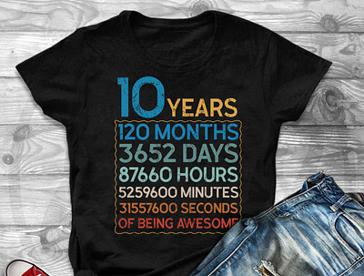 10 years Birthday t shirt 10 years birthday t shirt 10 years birthday t shirt