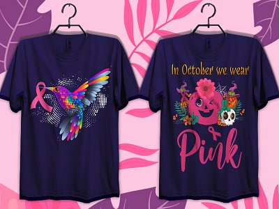 Breast Cancer custom Graphic t-shirt designs