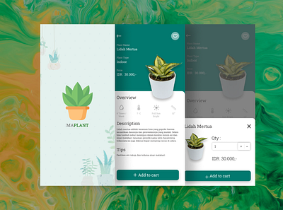 Maplant figma figmadesign indonesia maplant plant app plants ui ux