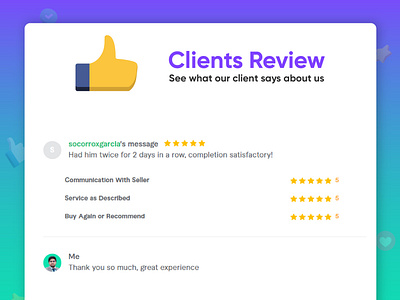 Check out client reviews from our past clients.