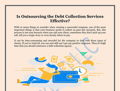 Is Outsourcing the Debt Collection Services Effective? debt recovery collection agency