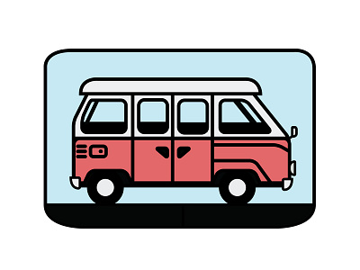 Beep Beep! flat graphic design illustration