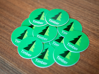 Timber Stickers 2014 logos stickers wordpress