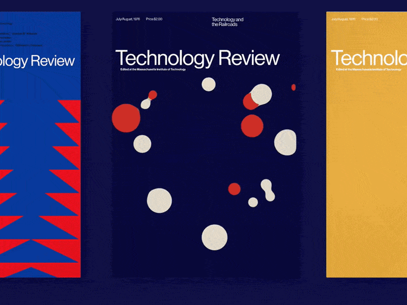 Tech Review Animated Covers animation css dev mit review technology webdev