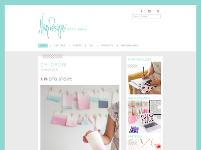 May Designs Blog blog blog design css design html responsive design tumblr web web design