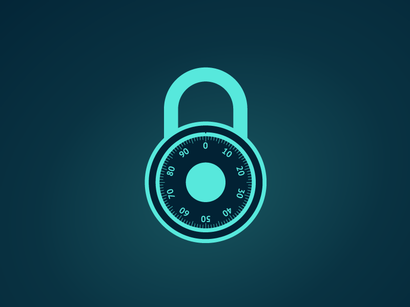 Combination Lock illustration web design web svg design svg log