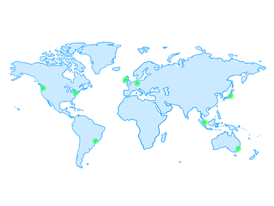 Datacenters World Map