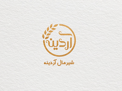 logo design for Ardine shirmal branding design logo typography