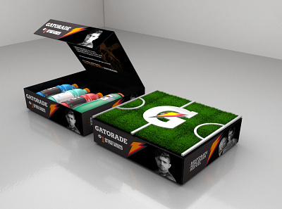 Gatorade PR Box box branding design gatorade gift box vector