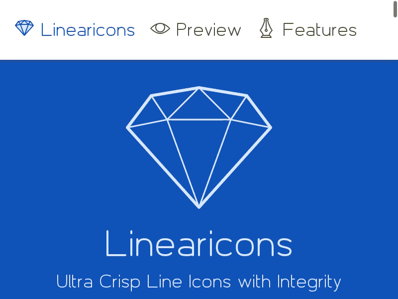 Linearicons.com - line icons for perfectionists