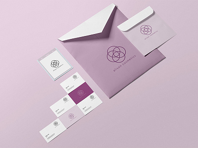 Alison Cosmetics branding graphic design logo logo design print design stationery stationery design