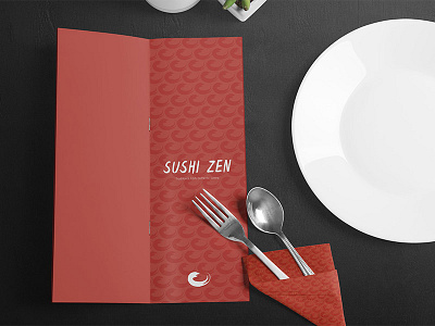 Sushi Zen branding graphic design logo logo challenge logo design visual