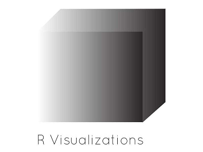 R Visualizations - Logo design challenge #7 branding gradient graphic design greyscale identity logo logo design