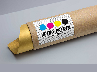 Logo design challenge #10 - Retro Prints