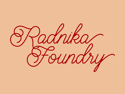 Logo design challenge #14 - Radnika Foundry