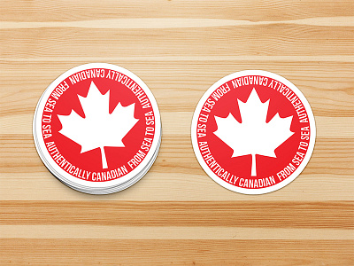 Logo design challenge #17 - Authentically Canadian branding graphic design identity logo logo design logo design challenge
