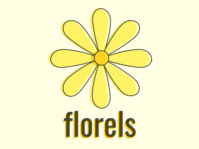 Logo design challenge #24 - Florels branding graphic design identity logo logo design logocore visual identity