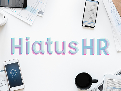 Logo design challenge #26 - Hiatus HR branding graphic design identity logo logo design logocore visual identity