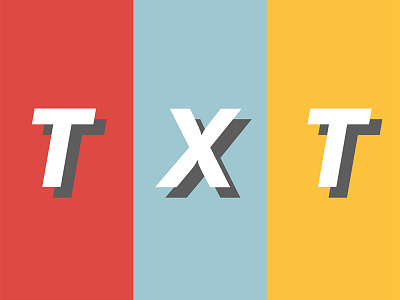 Logo design challenge #28 - TXT