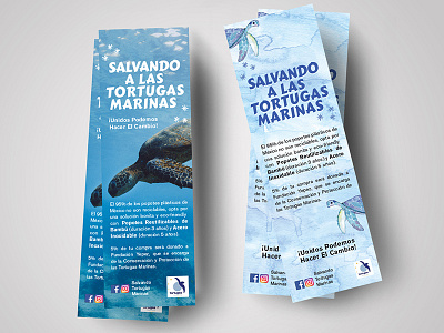 Salvando a las tortugas marinas brochure brochure design editorial design editorial layout flyer flyer design flyer designs graphic design information design