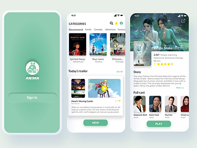 Movie app app app design design minimal movie app movieapp typography ui ux