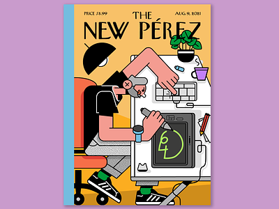 The New Pérez character characterperez cover design design art flat illustration illustrator