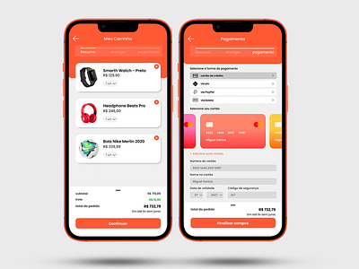 Daily UI - #002 - Credit Card Checkout dailyui design design ui design ux mobile mobile app mobile page portfolio ui