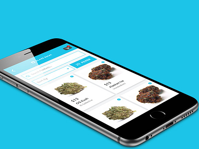 Blaze Retail - Mobile dispensary marijuana mobile ui ux