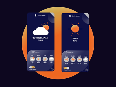 Weather application app ios typography ui uidesign ux weather