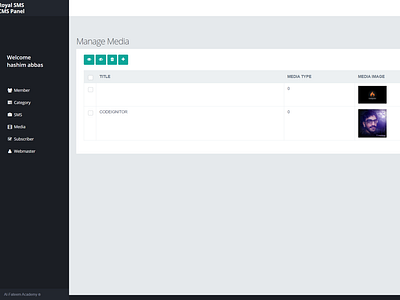 my first php ADMIN PANEL it might not run in ur pc