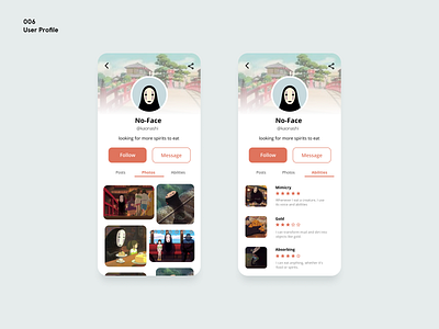 daily ui 006 - user profile