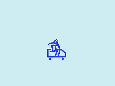 rollercoaster gift icon