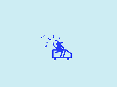 rollercoaster snowman icon