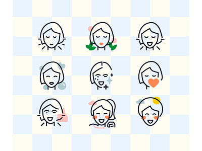 happy faces icons