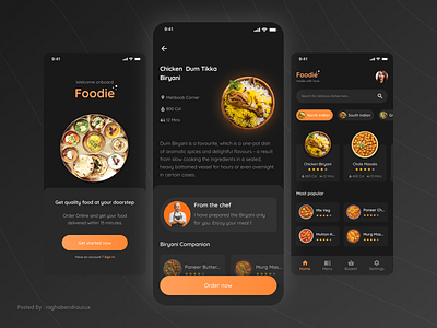 Foodie-Food app concept