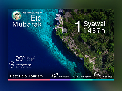 Eid Mubarak 1437h aerial arab best halal tourism drone eid event info lombok news tourism weather