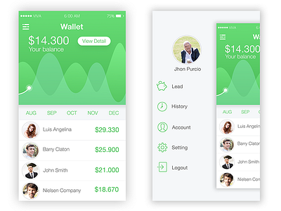 Dashboard Wallet