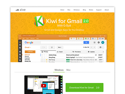Redesign Website email gmail google kiwi mac redesign website website redesign windows