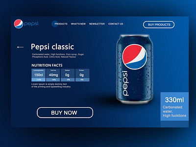 pepsi buy website branding design logo minimal typography ui ux