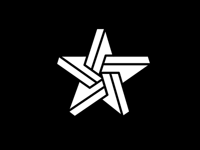 star branding illustration logo logo design negative space logo vector