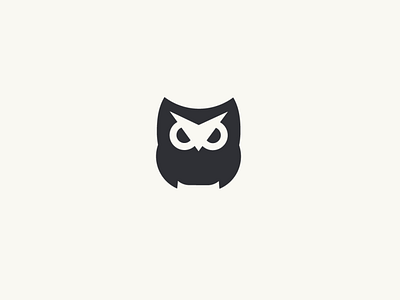 cute angry owl submark logo for A kids clothing rand