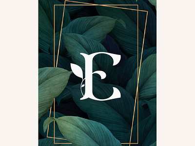 letter E exploration for a vegan restaurant