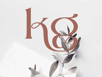 KG MONOGRAM LOGO branding branding concept design graphics design identity design logo logotype minimalist logo monogram logo photography logo wedding logo