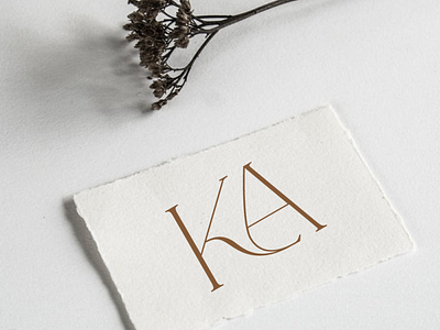 KA MONOGRAM LOGO beautybranding branding branding concept graphic design ka letter letterlogo logo logotype minimalist logo pro typography weddinglogo