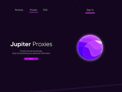 Jupiter Proxies - Web Design