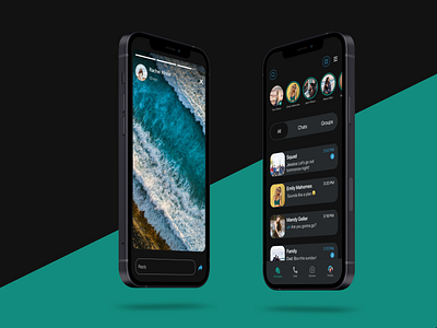WhatsApp Redesign messaging mobile app redesign social ui whatsapp
